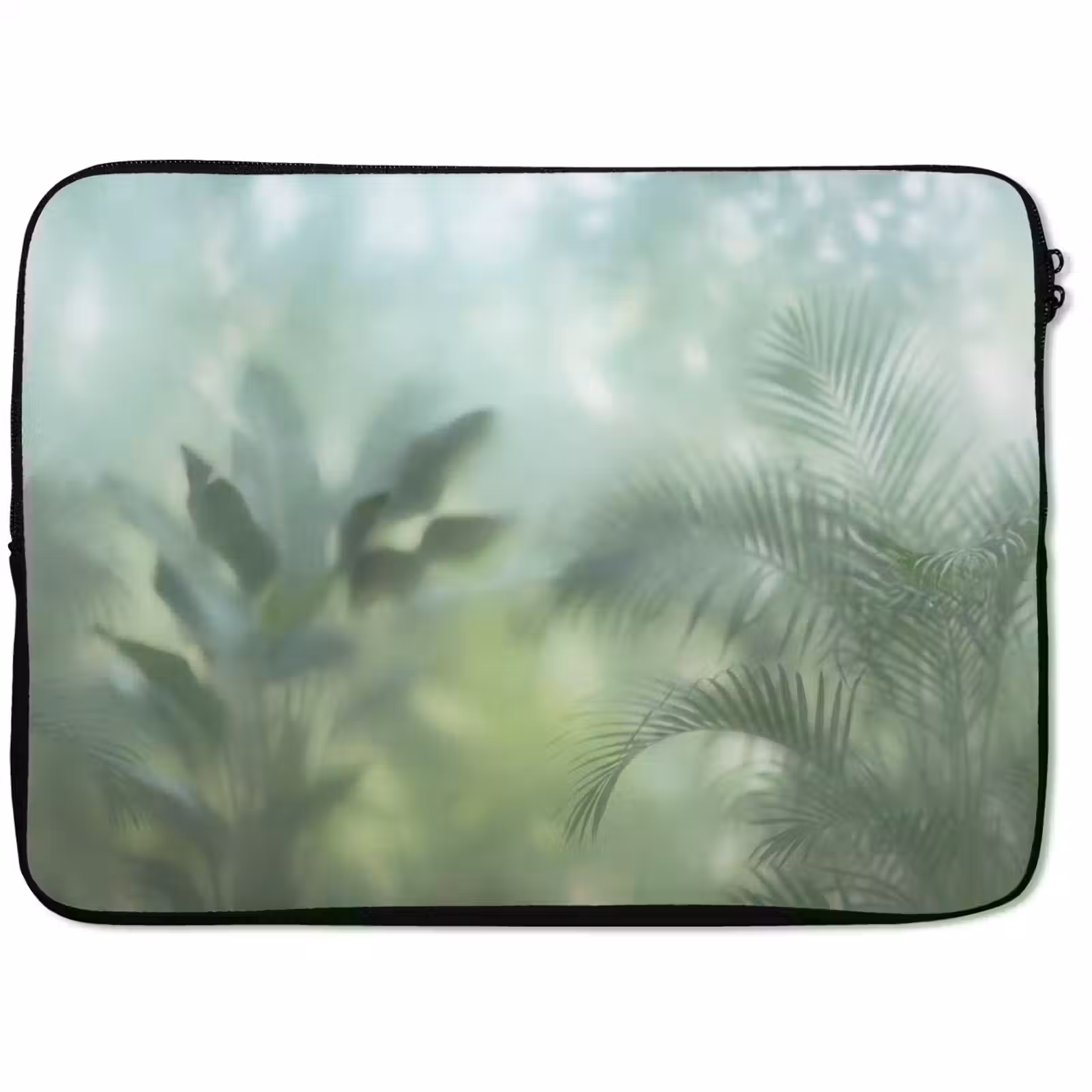 Laptophoes - Natuur - Vervaagd - Groen - Abstract - Modern — 1