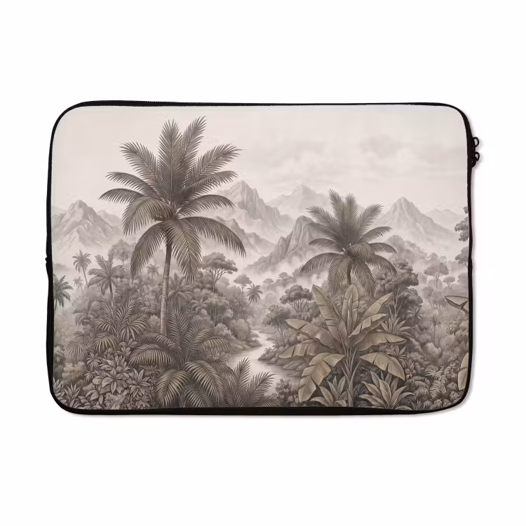 Laptophoes - Natuur - Bergen - Rivier - Tropisch - Vintage — 5
