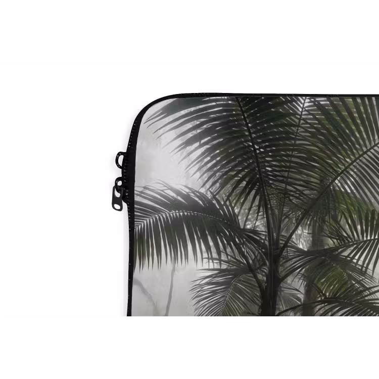 Laptophoes - Natuur - Jungle - Mist - Groen - Bladeren — 6