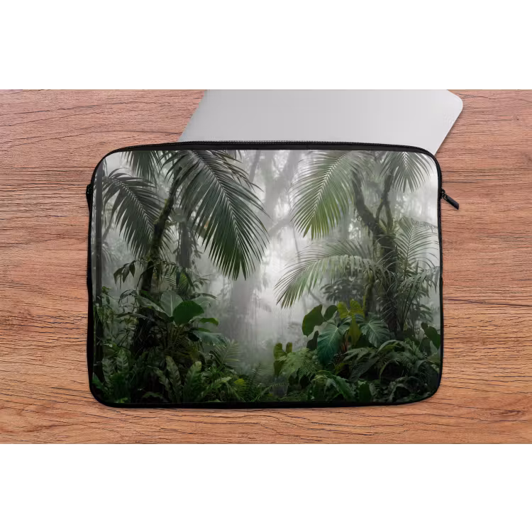 Laptophoes - Natuur - Jungle - Mist - Tropisch - Groen — 2