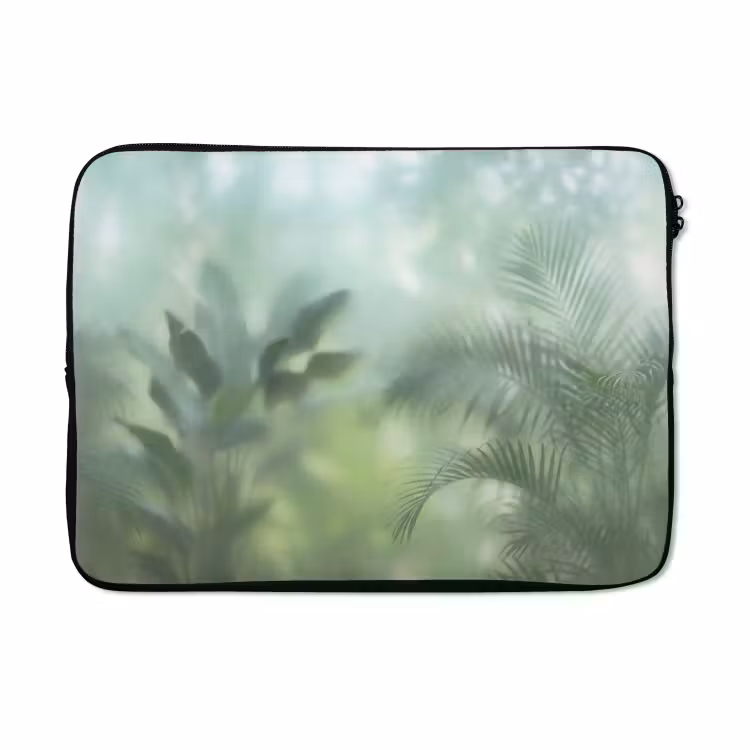 Laptophoes - Natuur - Vervaagd - Groen - Abstract - Modern — 5