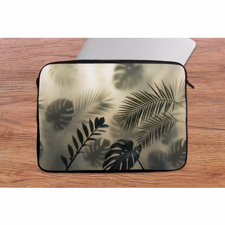 Laptophoes - Planten - Bladeren - Schaduwen - Groen - Modern — 2