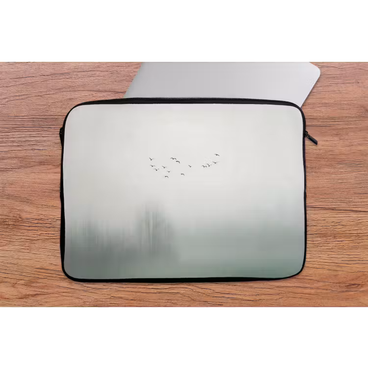 Laptophoes - Vogel - Vlucht - Natuur - Minimalistisch — 2