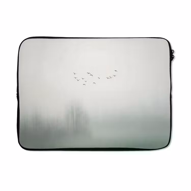 Laptophoes - Vogel - Vlucht - Natuur - Minimalistisch — 5