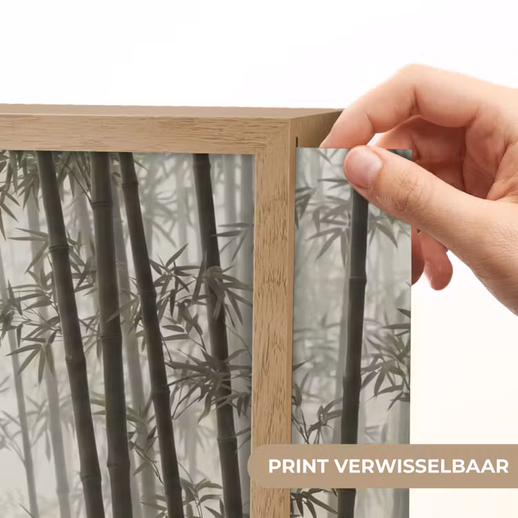 Lightbox - Wandlamp - Bamboe - Bos - Mist - Natuur — 5