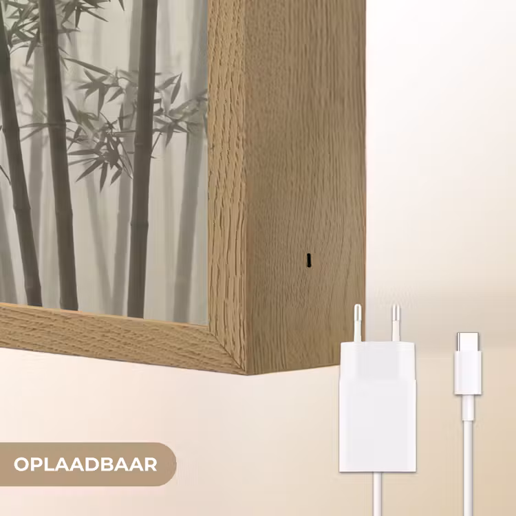 Lightbox - Wandlamp - Bamboe - Bos - Mist - Natuur — 7