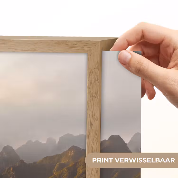 Lightbox - Wandlamp - Bergen - Water - Mist - Natuur - Landschap — 5