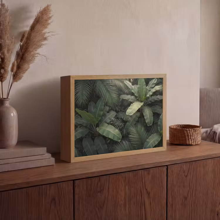 Lightbox - Wandlamp - Bladeren - Groen - Tropisch - Natuur — 4