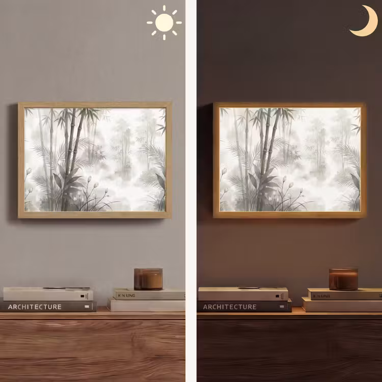 Lightbox - Wandlamp - Bloemen - Knop - Tuin - Illustratie - Wit — 6