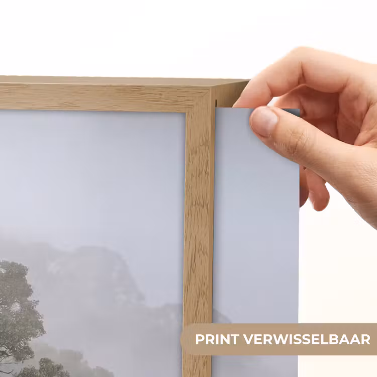 Lightbox - Wandlamp - Boom - Mistig - Bos - Groen - Natuur — 5