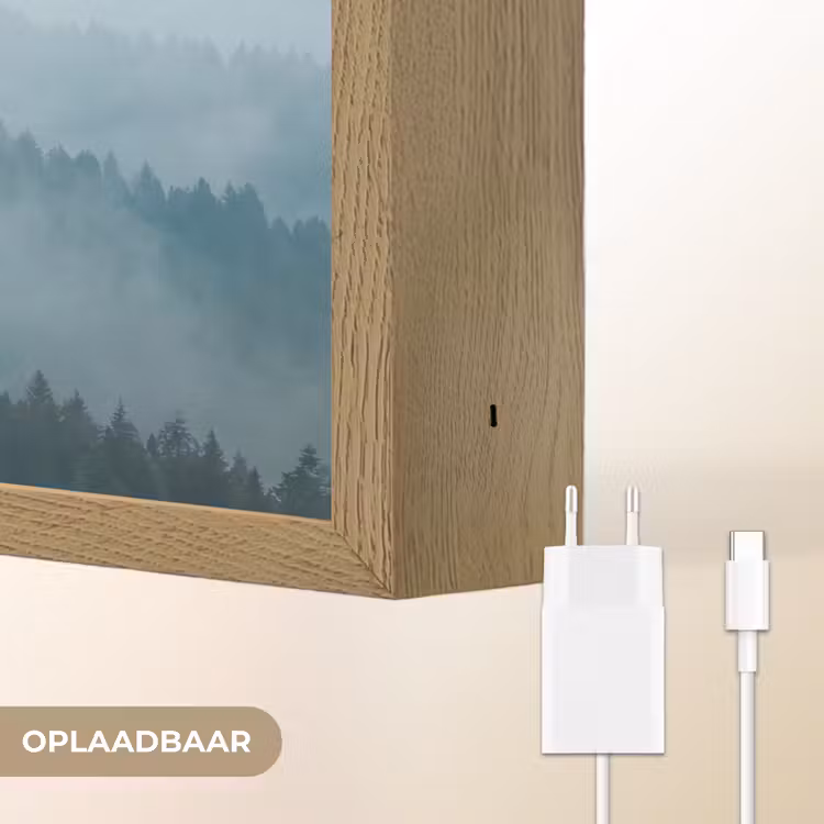 Lightbox - Wandlamp - Bos - Mist - Vogels - Natuur - Groen — 7