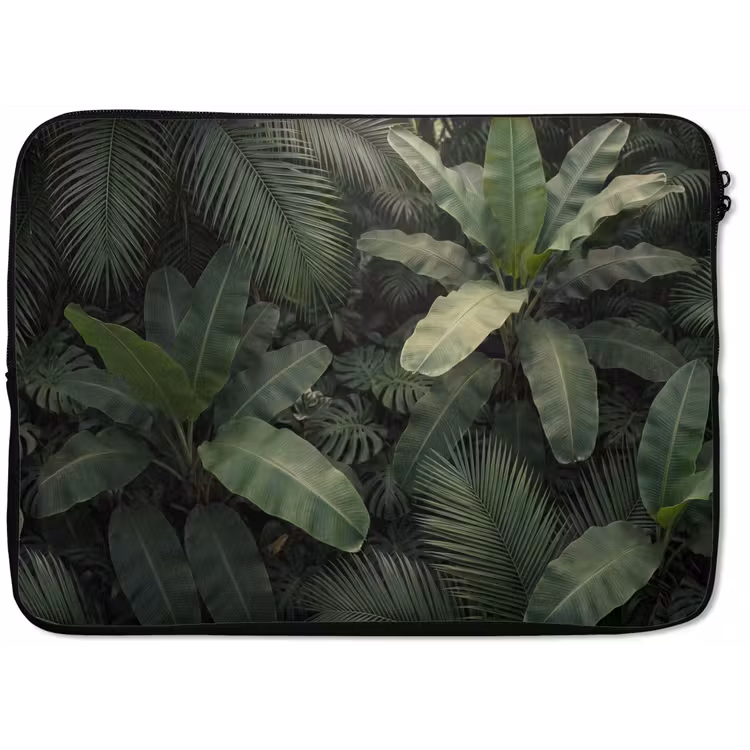 Laptophoes - Bladeren - Groen - Tropisch - Natuur — 1