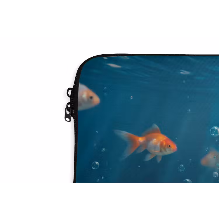 Laptophoes - Mens - Onderwater - Vis - Modern - Blauw — 6