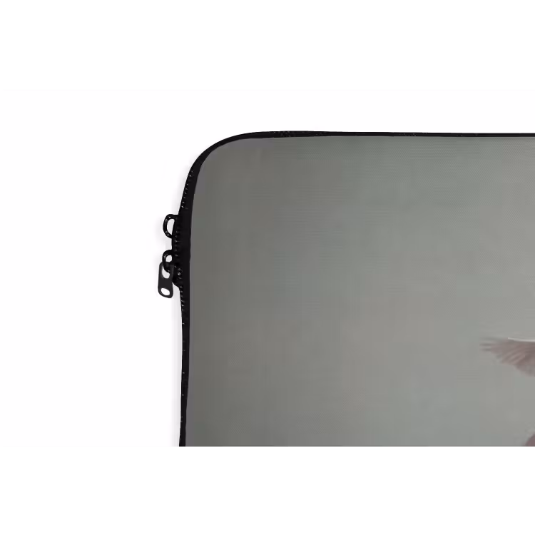 Laptophoes - Vrouw - Vogels - Abstract - Modern - Wit — 6