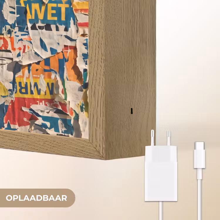 Lightbox - Wandlamp - Abstract - Gelaagd papier - Urban - Modern - Kleurrijk — 7