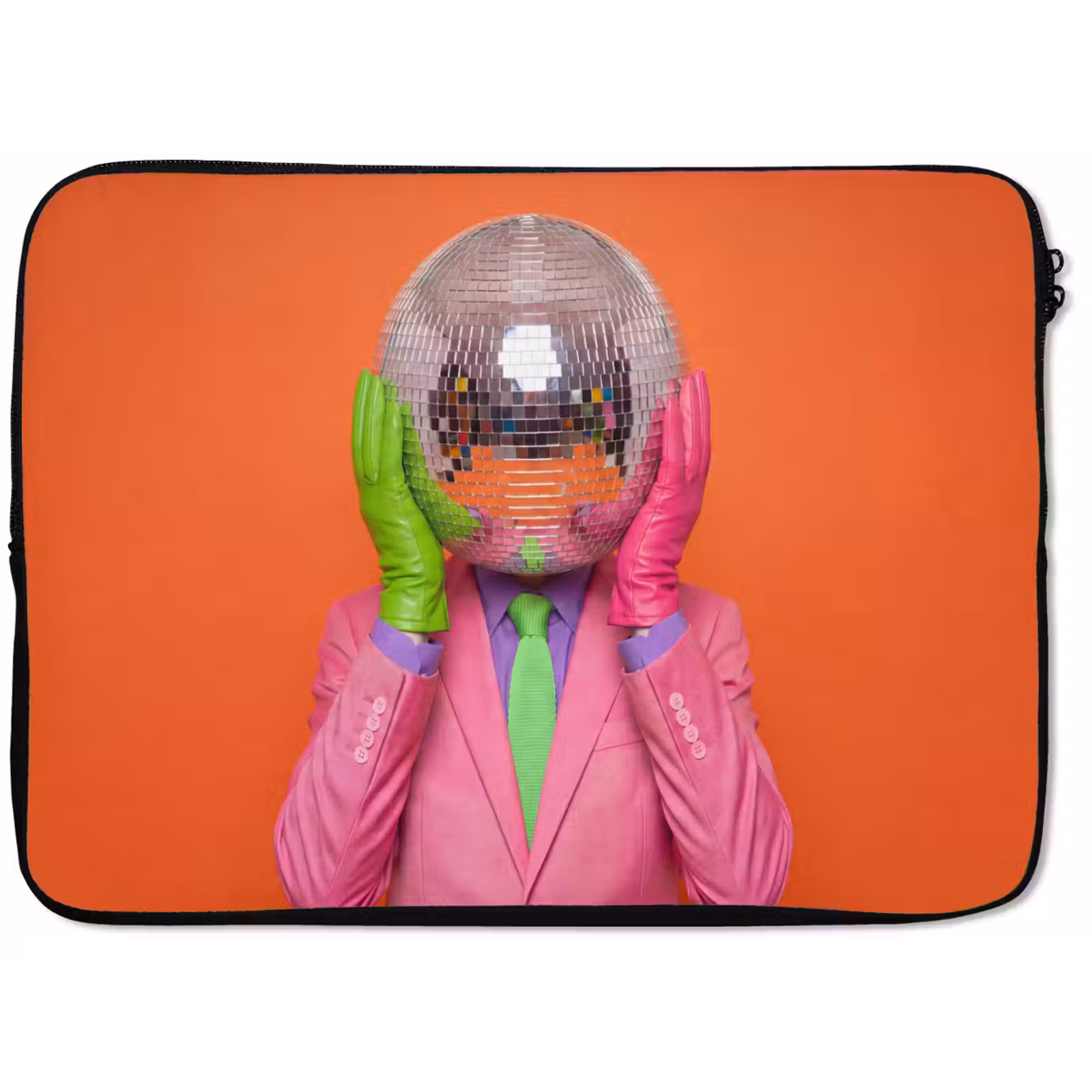 Laptophoes - Kunst - Disco bal - Kleurrijk - Modern - Studio — 1