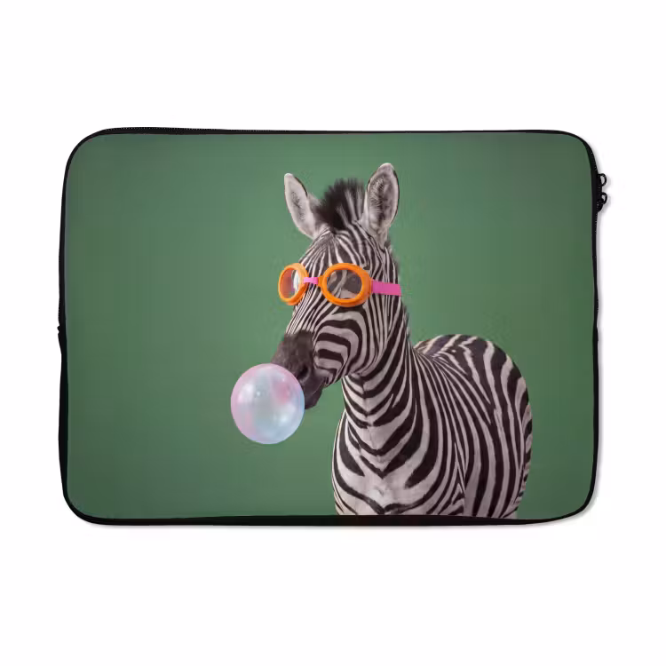 Laptophoes - Dier - Bril - Bel - Modern - Groen — 5