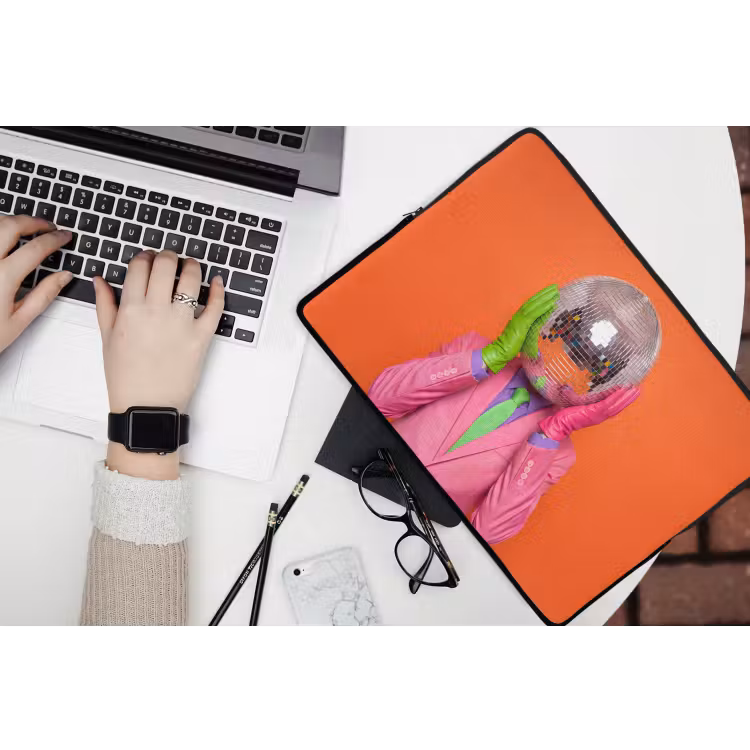 Laptophoes - Kunst - Disco bal - Kleurrijk - Modern - Studio — 3