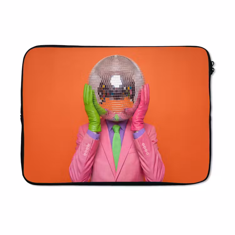 Laptophoes - Kunst - Disco bal - Kleurrijk - Modern - Studio — 5