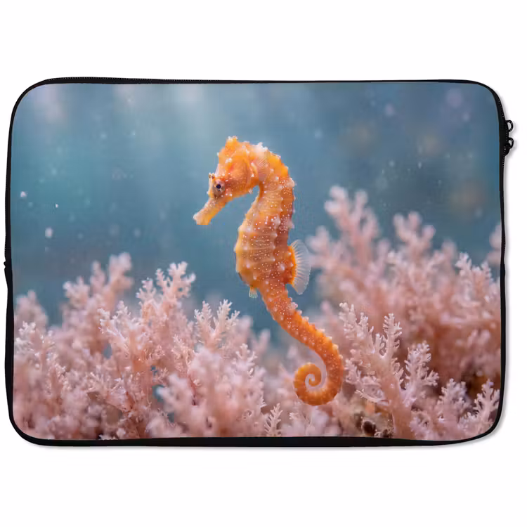Laptophoes - Vis - Koraal - Oceaan - Macro - Oranje — 1