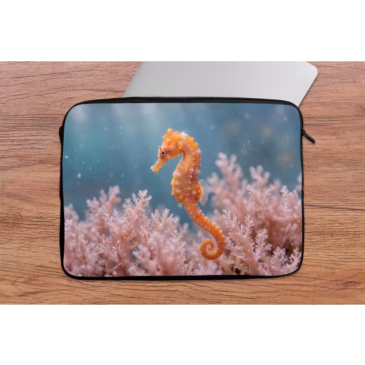 Laptophoes - Vis - Koraal - Oceaan - Macro - Oranje — 2