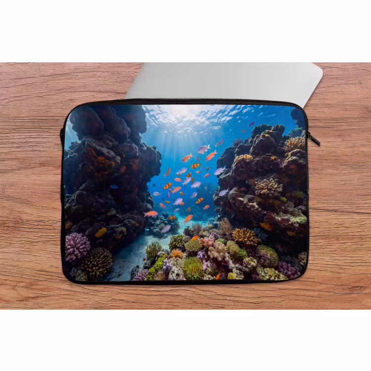 Laptophoes - Vis - Koraalrif - Onderwater - Levendig - Blauw — 2