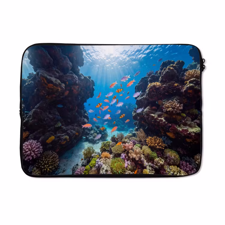 Laptophoes - Vis - Koraalrif - Onderwater - Levendig - Blauw — 5
