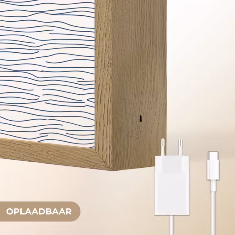 Lightbox - Wandlamp - Boot - Water - Rood - Illustratie - Minimalistisch — 7