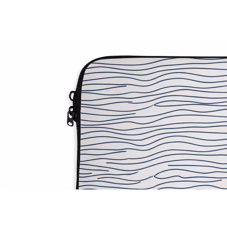 Laptophoes - Boot - Water - Rood - Illustratie - Minimalistisch — 6