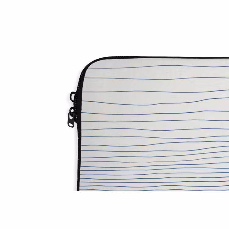 Laptophoes - Golf - Brekende - Natuur - Minimalistisch - Blauw — 6