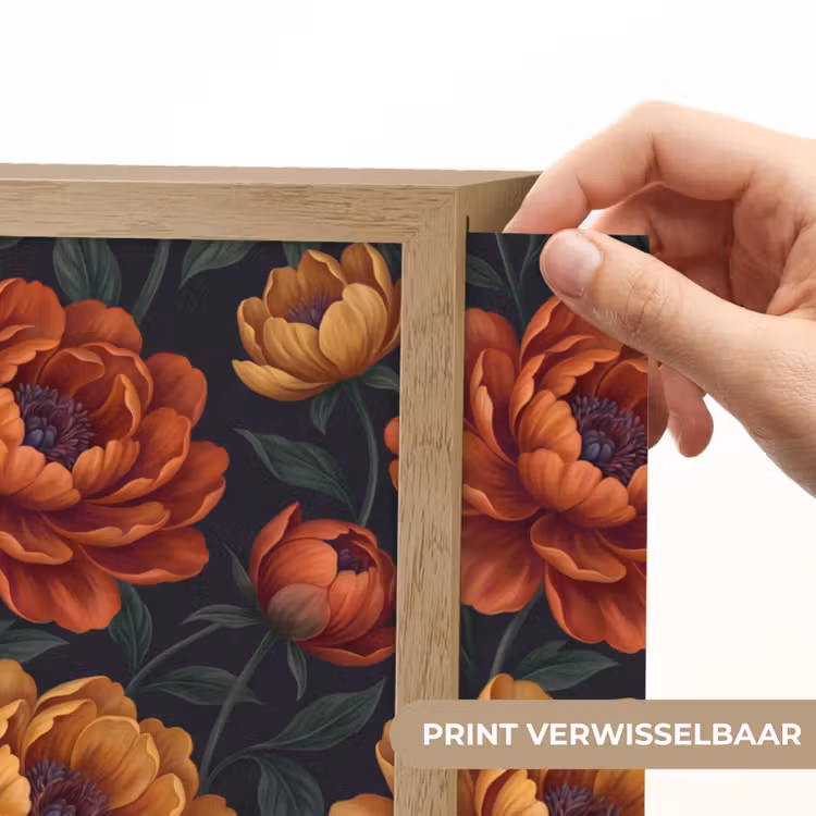 Lightbox - Wandlamp - Bloemen - Bladeren - Natuur - Modern - Oranje — 5