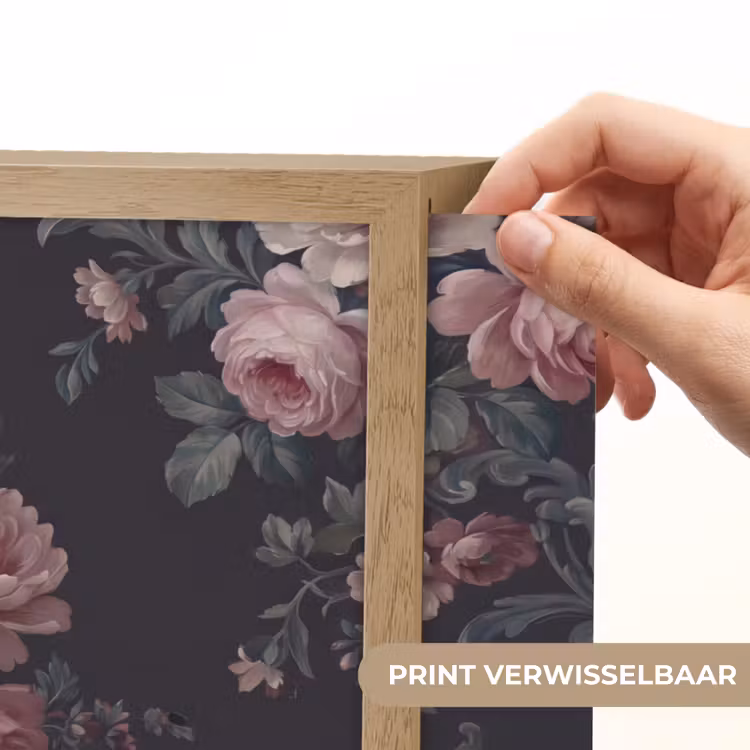 Lightbox - Wandlamp - Bloemen - Patroon - Sierlijk - Roze - Donker — 5