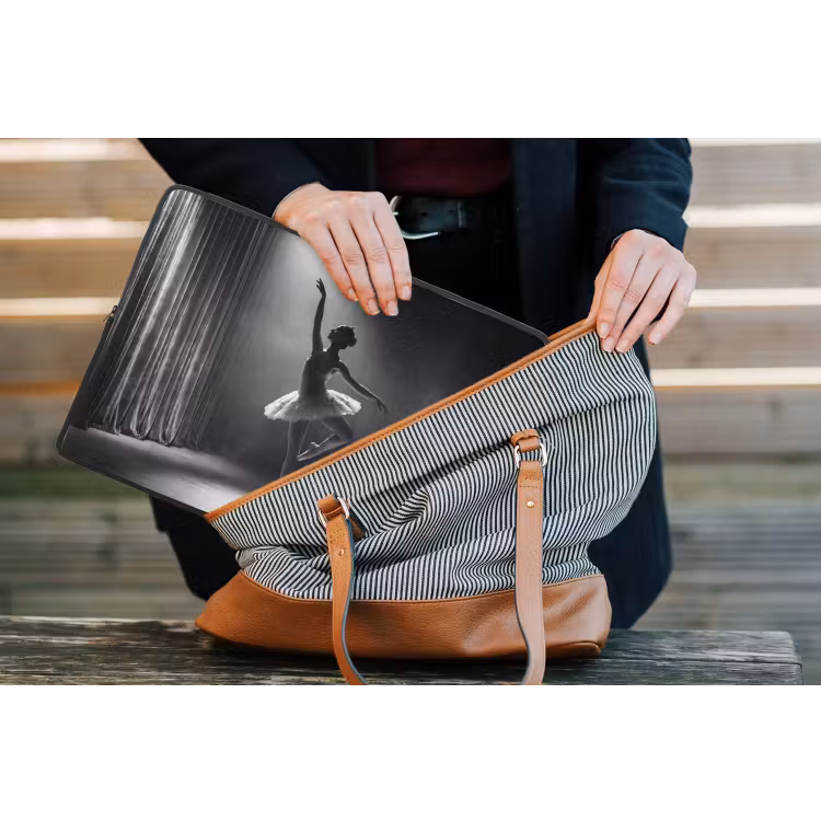 Laptophoes - Danser - Podium - Zwart-wit - Kunst - Klassiek — 4