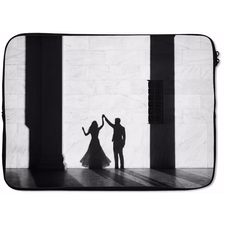 Laptophoes - Mensen - Schaduw - Dans - Zwart-wit - Liefde — 1