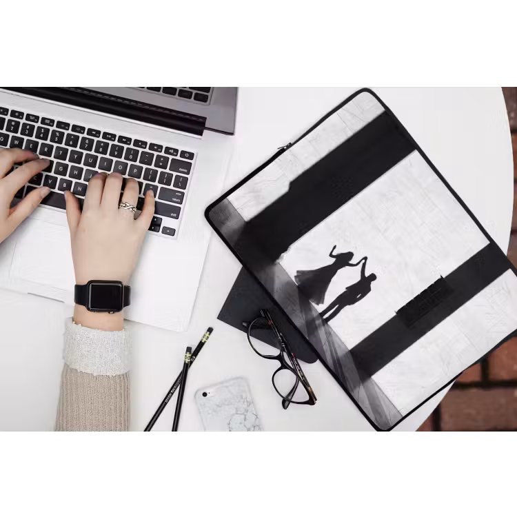Laptophoes - Mensen - Schaduw - Dans - Zwart-wit - Liefde — 3