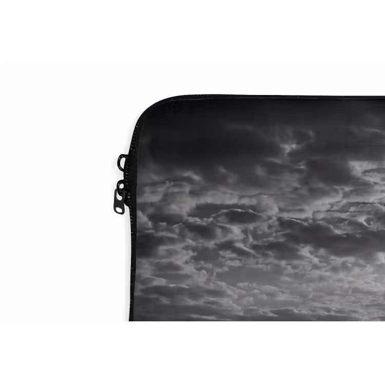 Laptophoes - Water - Boot - Lucht - Natuur - Zwart-wit — 6