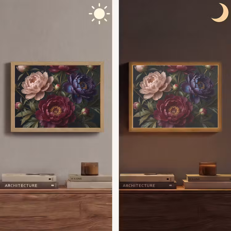 Lightbox - Wandlamp - Bloemen - Boeket - Natuur - Modern - Donker — 6