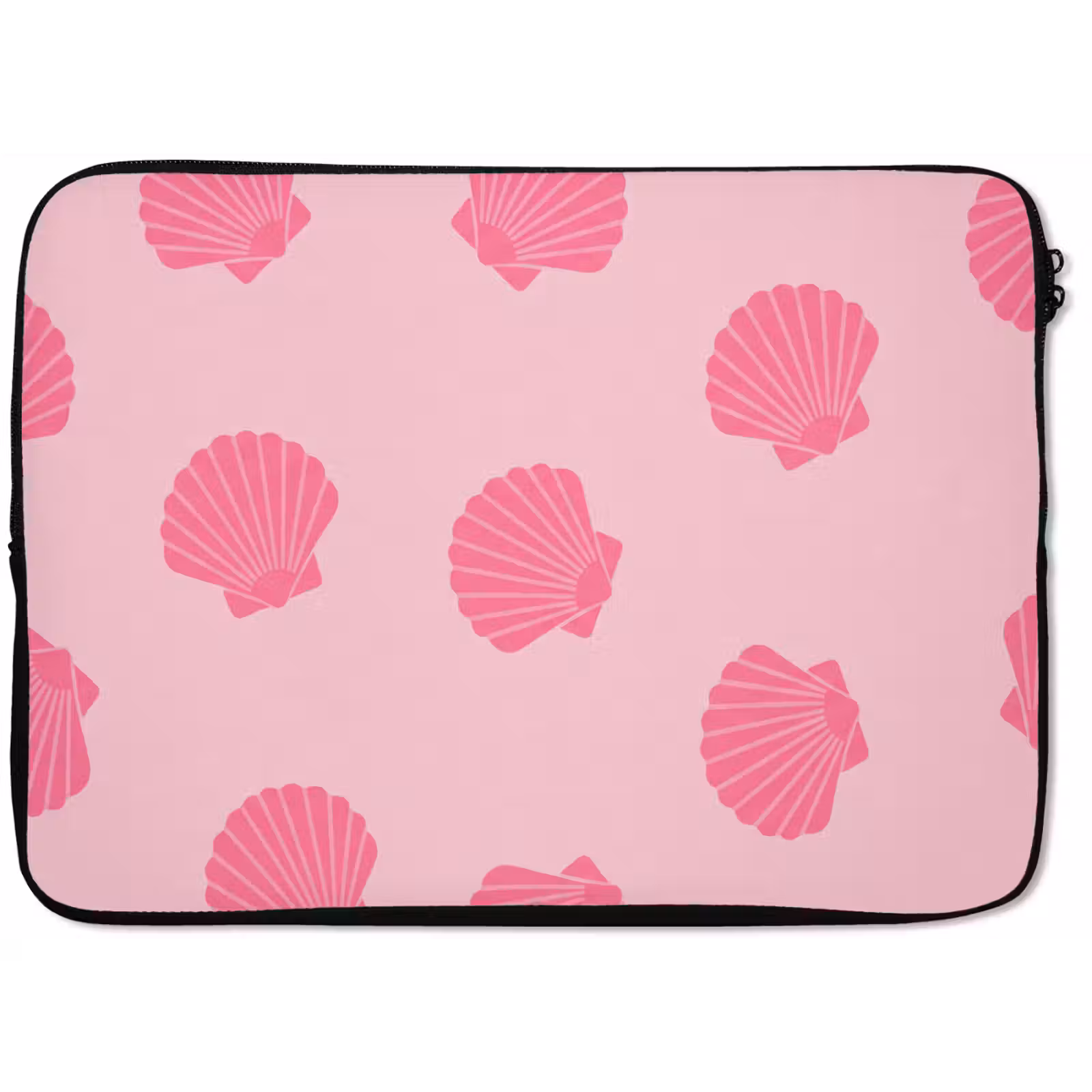 Laptophoes - Schelp - Patroon - Zee - Modern - Roze — 1