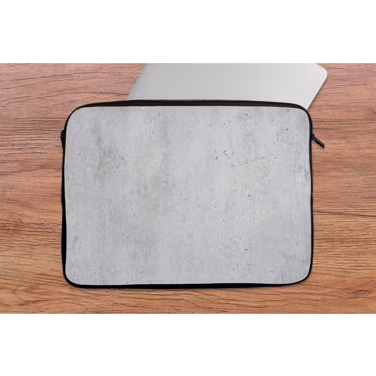 Laptophoes - Beton - Textuur - Achtergrond - Grijs - Industrieel — 2