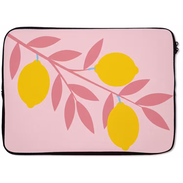 Laptophoes - Fruit - Tak - Natuur - Abstract - Roze — 1