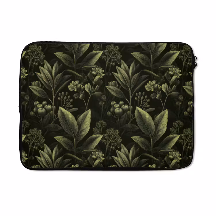 Laptophoes - Klassiek - Donker - Botanisch - Planten — 5