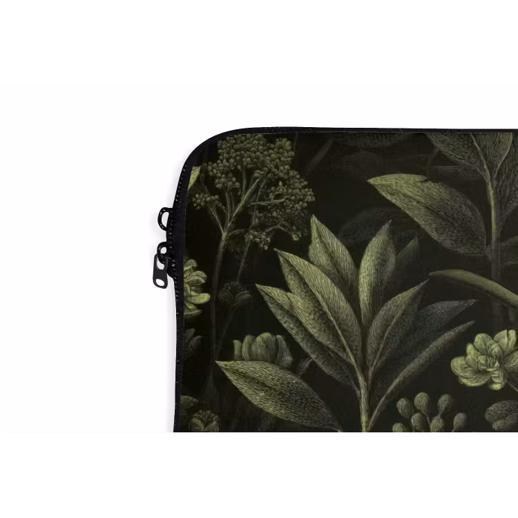 Laptophoes - Klassiek - Donker - Botanisch - Planten — 6