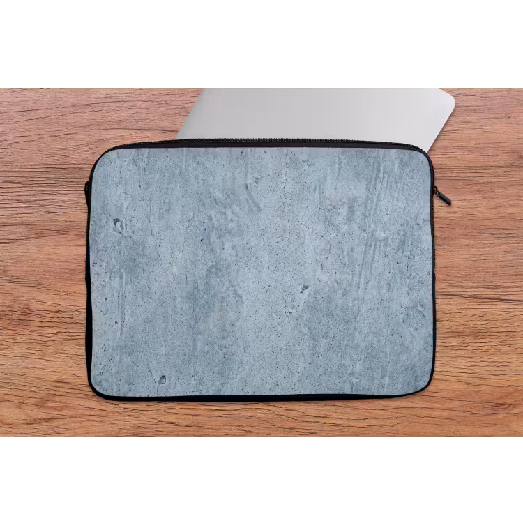 Laptophoes - Oppervlak - Ruw - Abstract - Modern - Grijs — 2
