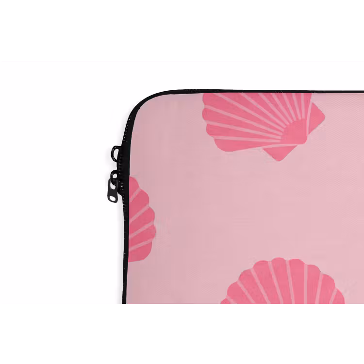 Laptophoes - Schelp - Patroon - Zee - Modern - Roze — 6