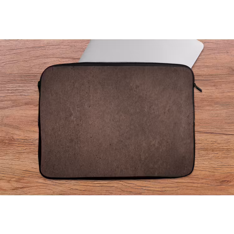 Laptophoes - Textuur - Beton - Abstract - Donker - Bruin — 2