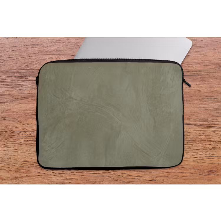 Laptophoes - Textuur - Betonlook - Achtergrond - Modern - Groen — 2