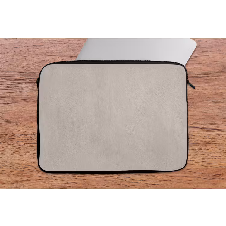 Laptophoes - Textuur - Effen - Abstract - Beige — 2