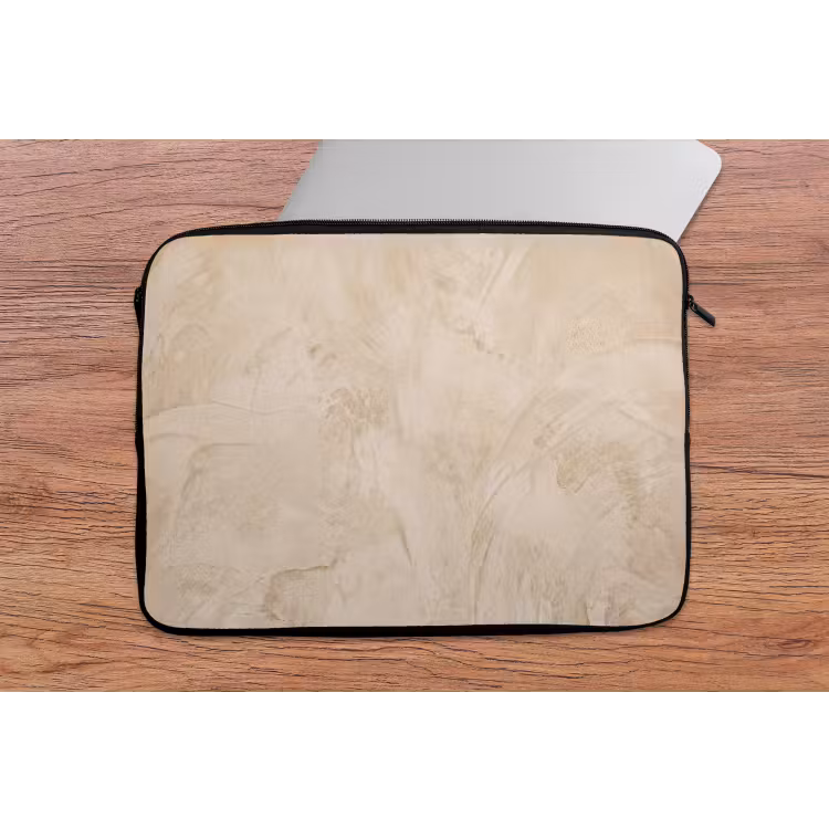 Laptophoes - Textuur - Patroon - Abstract - Modern - Beige — 2