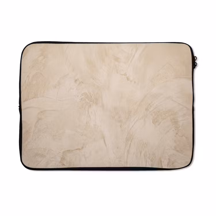 Laptophoes - Textuur - Patroon - Abstract - Modern - Beige — 5