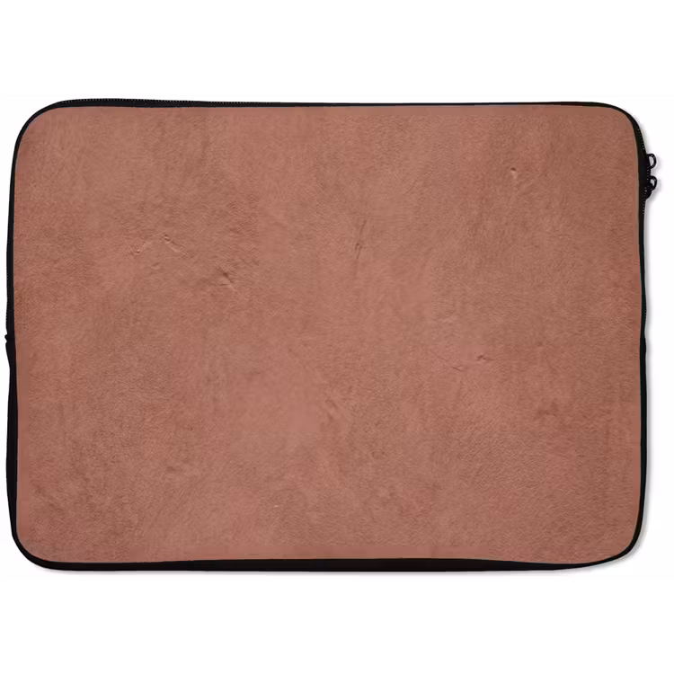 Laptophoes - Textuur - Roodbruin - Grof - Modern — 1